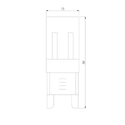 Светодиодная лампа JCD 5W 220V 4200К G9 BLG909 (049869)