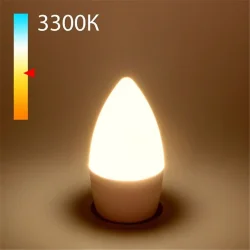 Светодиодная лампа "Свеча" C37 8W 3300K E27 BLE2711 (048352)