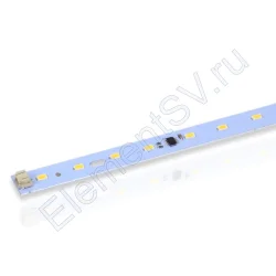 Светодиодная линейка 2835, 24 led, 220V, 10W, 520mm, D187, warm white
