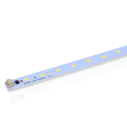 Светодиодная линейка 2835, 24 led, 220V, 10W, 520mm, D187, warm white - фото I