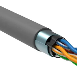 Кабель витая пара F/UTP кат.5E 4х2х24AWG solid CU PVC сер. (м) GENERICA BC1-C5E04-311-305-G
