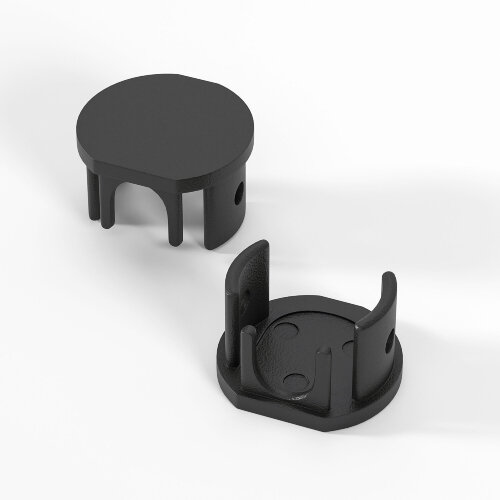 Mini Magnetic Заглушки для шинопровода Round 2шт - Фото 2