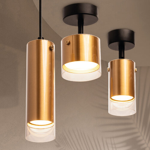 Светильник WOLTA WSL-GU10/S07G под лампу GU10 Золотой ORO - фото 4.