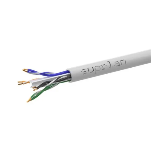 Кабель витая пара U/UTP кат.6 4х2х23AWG solid Cu LSZH нг(А)-HF Indoor Six (м) SUPRLAN 01-1030-1 - фото