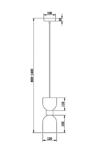 Подвесной светильник Freya FR5203PL-01CH1 (Хром) - фото 5