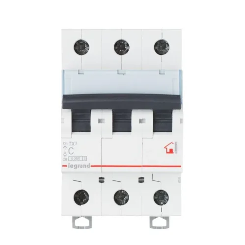 Выключатель автоматический модульный 3п C 32А 6кА TX3 6000 3мод. 400В Leg 404059 - фото