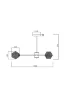 Люстра FR5328CL-08B Флористический / Floristic G9x8 (Черный) FR5328CL-08B - фото