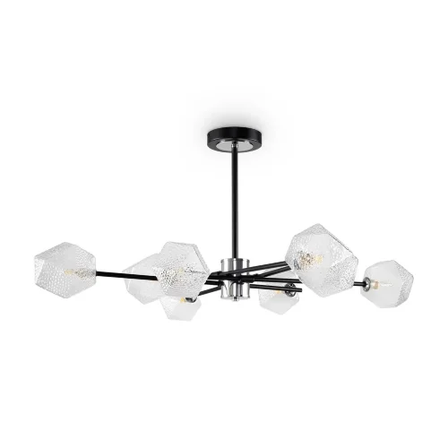 Люстра FR5328CL-08B Флористический / Floristic G9x8 (Черный) FR5328CL-08B - фото 6