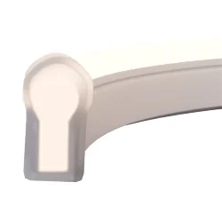 Гибкий неон 25x13 220В 8Вт/м 3000K IP65 50м (Белый)