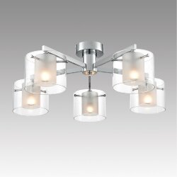 Люстра потолочная «LUMION» 8261/5C, серия: VERDI (крепление на планке) - -