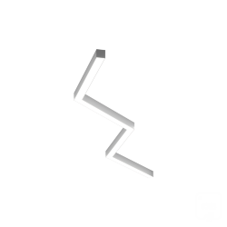 Светильник ЗигЗаг S50 (RAL9003/4x651mm-135/LT70 — 4K/54W)