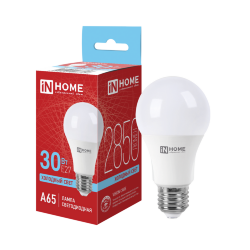 Лампа светодиодная LED-A65-VC 30Вт 230В Е27 6500К 2850Лм IN HOME