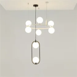 Подвесной светильник Ring G9х6 (Белый)