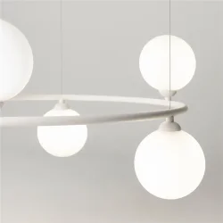 Подвесной светильник Ring G9х6 (Белый)