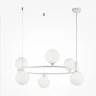 Подвесной светильник Круг / Ring G9х6 (Белый) MOD013PL-06W - фото 2