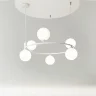 Подвесной светильник Круг / Ring G9х6 (Белый) MOD013PL-06W - фото 6