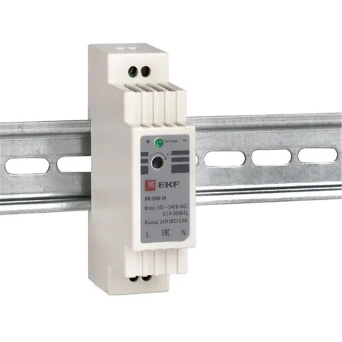 Блок питания 24В DR-15W-24 PROxima EKF dr-15w-24 - фото 5