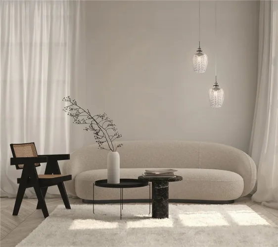 Подвесной светильник Blues E14х1 40Вт (Никель) - фото 3