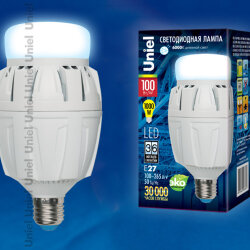LED-M88-100W-DW-E27-FR ALV01WH Лампа светодиодная с матовым рассеивателем, Материал корпуса алюминий, Цвет свечения дневной, Серия Venturo