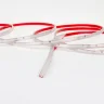 Светодиодная лента 220V, COB 240 chip/m, blue, IP65, 240B - фото II
