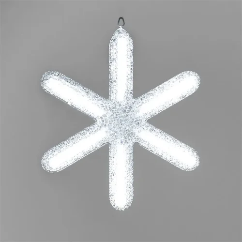 Светодиодная Снежинка &#171;Московская&#187; Ø0,3м, Акрил, Белая 24B, IP65. Фото 1.