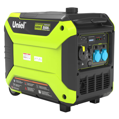 URS-P6500Ei Генератор бензиновый инверторный, Однофазный, Максимальная мощность 5.5кВт, Электрический стартер, TM Uniel - фото 1