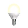 LED-G45 7W-3000K-E14-FR-DIM PLP01WH Лампа светодиодная, диммируемая, Форма шар, матовая, Серия Яркая, Теплый белый свет 3000K. - фото 1