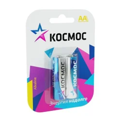 Элемент питания алкалиновый AA/LR6 BP-2 (блист.2шт) КОСМОС KOCLR62BL