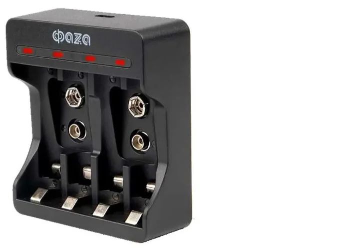 Устройство зарядное B-55USB AA/AAA/9V ('Крона') Ni-Cd/Ni-MH кабель USB-MicroUSB в компл. ФАZА 5038868 - фото