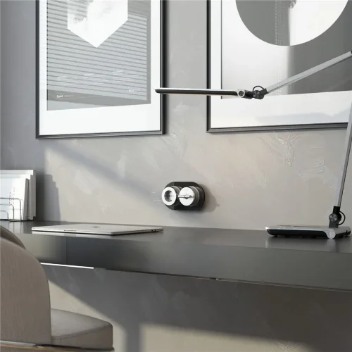 Выключатель на 4 положения двухклавишный Vintage серебро матовый/хром W5822054 - фото 4