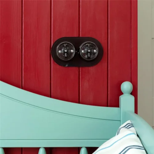 Рамка из стекла на 2 поста черный W0025108 - фото 5