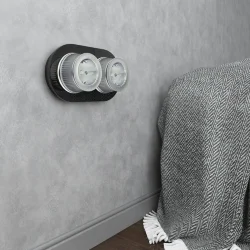 Рамка из стекла на 2 поста черный W0025108