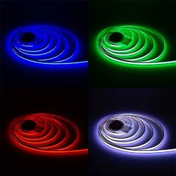 Светодиодная лента COB N1204W, 840 chip/m, RGB, 24V, 15W/m, P12, IP67, R28