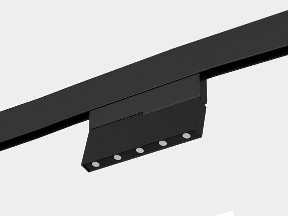 Светильник для трека SY mini черный, 5.5 Вт 48в, SY-mini-520417-5.5-48-BL-NW. Фото 2