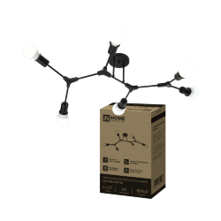 Светильник потолочный под лампу LOFT ARM-6E27-BL 6хЕ27 черный IN HOME