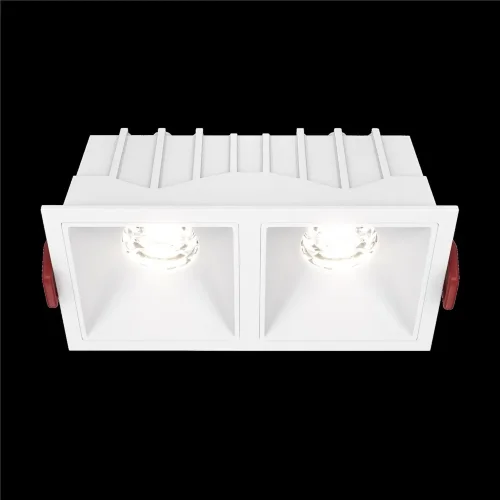 Встраиваемый светильник Альфа / Alfa LED 20 Вт 4000 К 36° с функцией диммирования (Белый) DL043-02-10W4K-D-SQ-W - фото 3