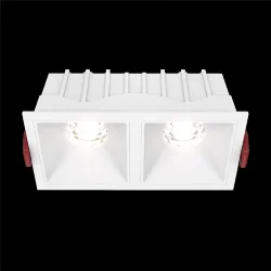 Встраиваемый светильник Альфа / Alfa LED 20 Вт 4000 К 36° с функцией диммирования (Белый) DL043-02-10W4K-D-SQ-W