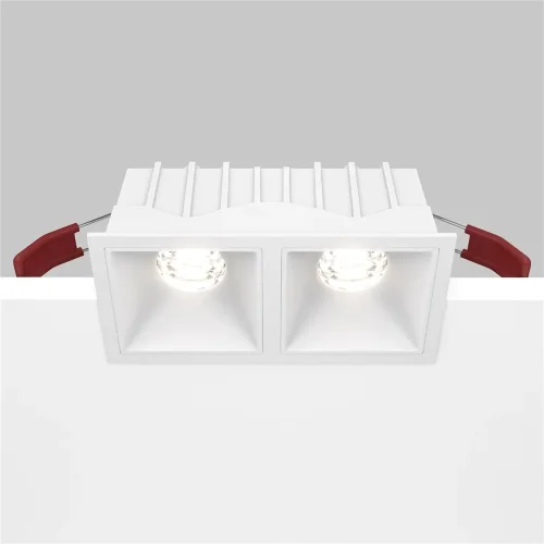 Встраиваемый светильник Альфа / Alfa LED 20 Вт 4000 К 36° с функцией диммирования (Белый) DL043-02-10W4K-D-SQ-W - фото 10