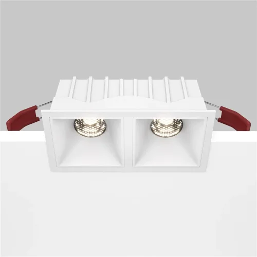 Встраиваемый светильник Альфа / Alfa LED 20 Вт 4000 К 36° с функцией диммирования (Белый) DL043-02-10W4K-D-SQ-W - фото 14