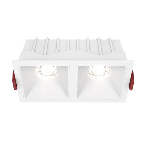 Встраиваемый светильник Альфа / Alfa LED 20 Вт 4000 К 36° с функцией диммирования (Белый) DL043-02-10W4K-D-SQ-W - фото