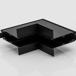 Коннектор угловой внутренний для встраиваемого глубокого шинопровода SY-LINK под шпаклевку, SY-LINK-INT-T2-BL 013616