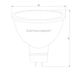 Светодиодная лампа Dimmable JCDR 7W 4200K GU5.3 BLG5317 (063768)