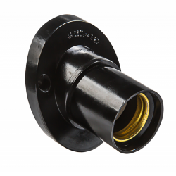 Патрон Е27 Ф П-02 Е27 карболитовый настенный IN HOME