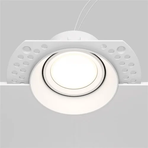 Встраиваемый светильник Точка / Dot 1*GU10 10 Вт (Белый) DL042-01-RD-W - фото 16