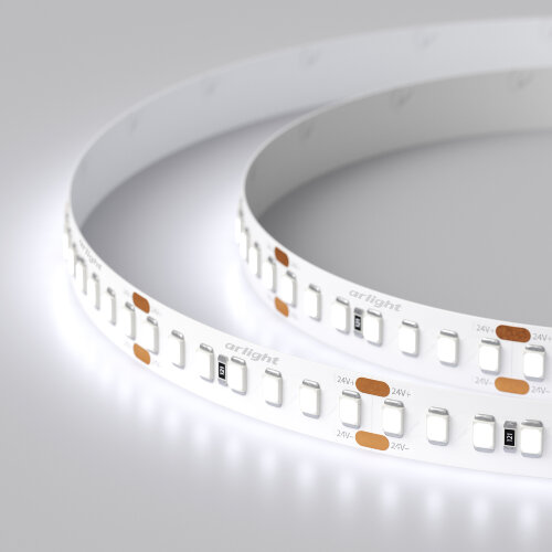 Светодиодная лента RT 2-5000 24V Cool 8К 3х (2835, 840 LED, LUX) (Arlight, 17 Вт/м, IP20) 019092 - фото 5
