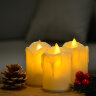 ULD-F062 WW CANDLE SET3 Фигура светодиодная Свеча на батарейках LR44 в-к, в составе набора из 3 штук, 1 светодиод, Теплый белый свет, TM Uniel - фото 7