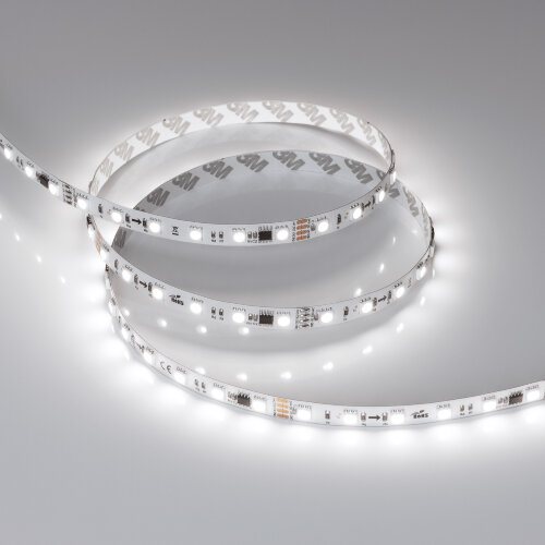 Светодиодная лента SPI-В60-10mm 24V White6000-РХ6-RAM (15 W/m, IP20, 5060, 5m) (Arlight, бегущий огонь) 039038 - фото 5