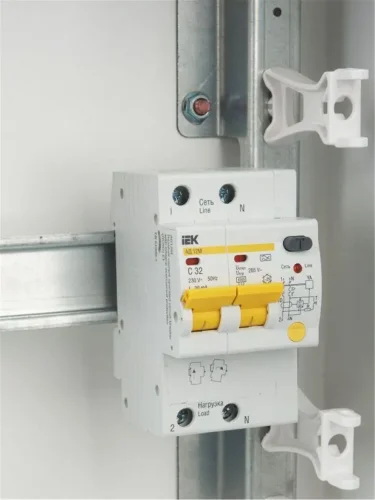 Выключатель автоматический дифференциального тока 2п C 32А 30мА тип A 4.5кА АД-12М KARAT IEK MAD12-2-032-C-030 - фото 2