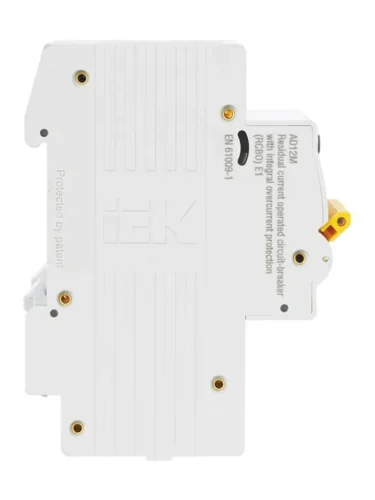 Выключатель автоматический дифференциального тока 2п C 32А 30мА тип A 4.5кА АД-12М KARAT IEK MAD12-2-032-C-030 - фото 5