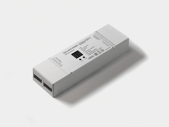 Декодер Dali контроллер для RGBW ленты 4x5А, DALI-DT8-RGBW - фото